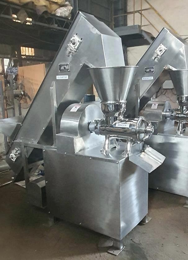 Ginger garlic paste processing